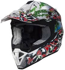 PREMIER MOTOCROSS HELM EXIGE WHITE/GRAFFITI
