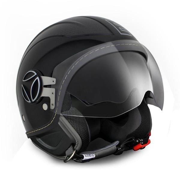 MOMO DESIGN JET HELM AVIO PRO BLACK/CARBON